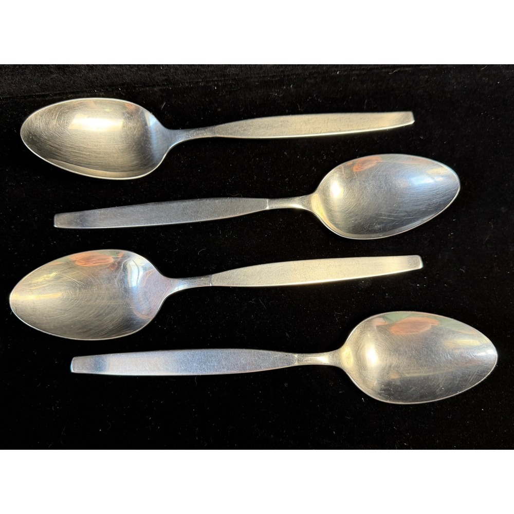 Oneida Community Stainless Frost Fire Casserole Spoons - Frost Fire - Set of 4